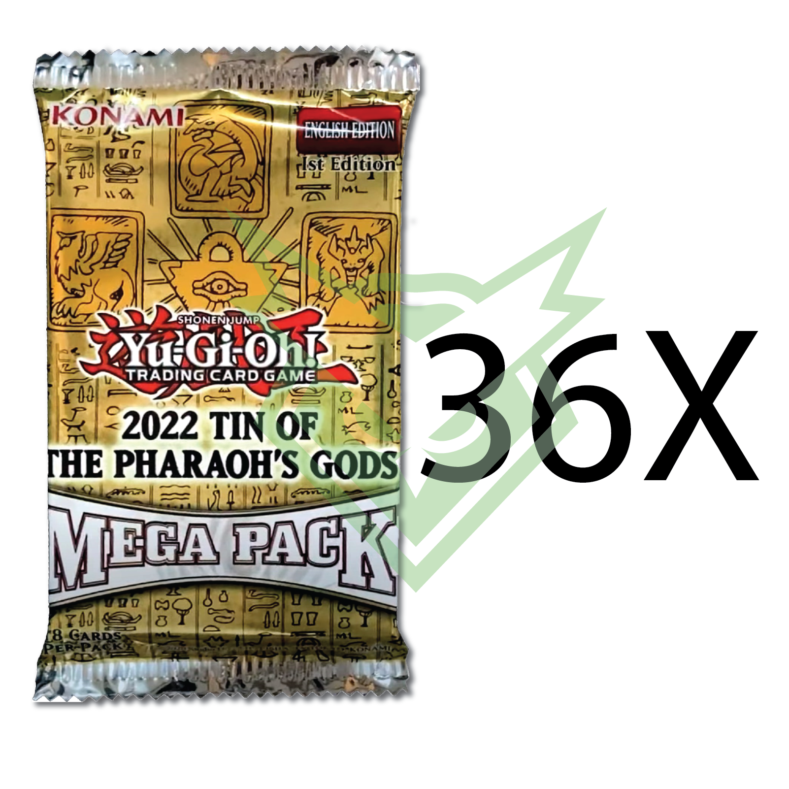 2022 Tin of the Pharaohs Gods Mega Pack x36 (Case Qty)